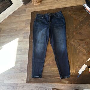 Maurices Dark Indigo Women's High Rise Skinny Jean